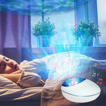 3-in-1 Galaxy Night Light with White Noise- USB Powered