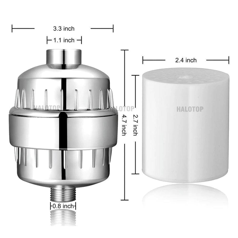 15 Stages Shower Filter High Output Shower Head Filter for Hard Water Improves Skin Condition