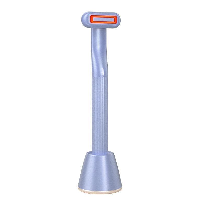 2022 New Upgraded 360 Degrees Rotary Eye Massage Therapeutic Warmth Face Massage Red LED Light 5-in-1 Skincare Tool Wand