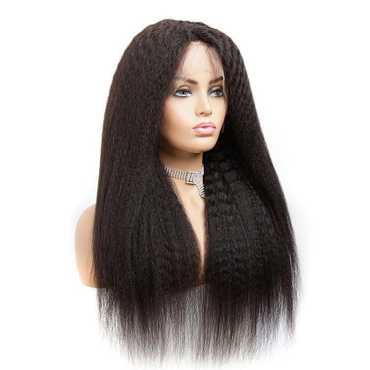 30 32 34 36 38 40 50 inch Human Hair Wigs For Black Women Straight Deep Wave Virgin Raw Indian Hair Long Lace Front Wigs