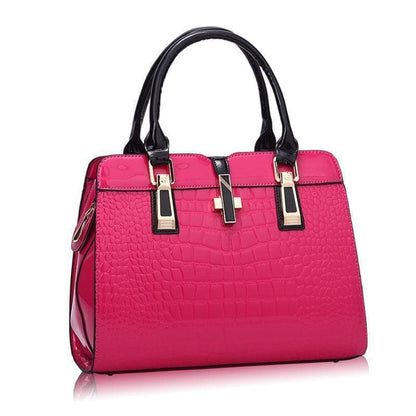 2020 Fashion crocodile ladies shoulder bags vintage PU purse Korea hand bag women leather handbags