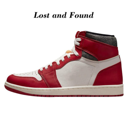 2023 Newest In Stock X High retro OG AJ 1 Lost & Found 4 retro Factory wholesale Bred Patent Red Thunder Black Cat Casual Shoes