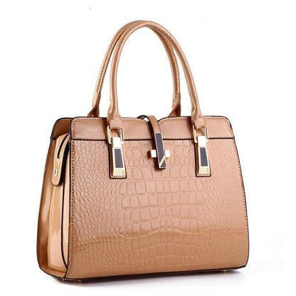 2020 Fashion crocodile ladies shoulder bags vintage PU purse Korea hand bag women leather handbags