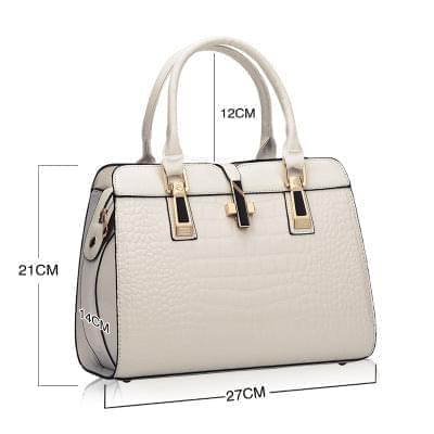 2020 Fashion crocodile ladies shoulder bags vintage PU purse Korea hand bag women leather handbags