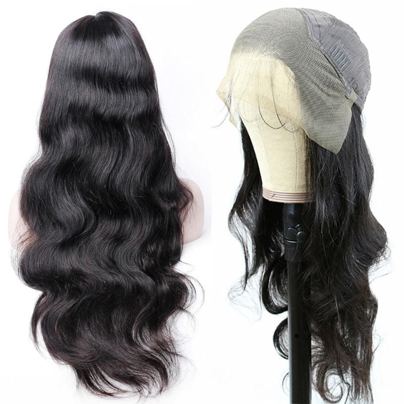 30 32 34 36 38 40 50 inch Human Hair Wigs For Black Women Straight Deep Wave Virgin Raw Indian Hair Long Lace Front Wigs