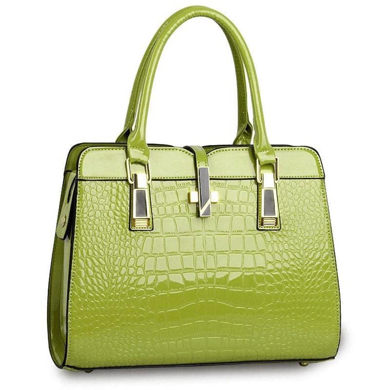 2020 Fashion crocodile ladies shoulder bags vintage PU purse Korea hand bag women leather handbags