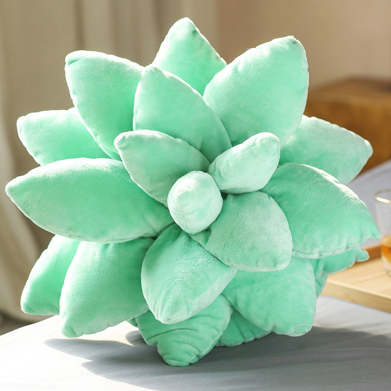 Simulation Plant Succulent Pillow Plush Toy Office Chair Cushion