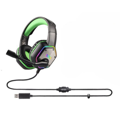 7.1 Surround Sound Gaming Headset with Noise Canceling Mic & RGB Light - USB Plugged-In