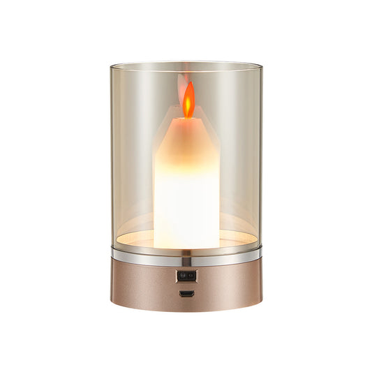 Hand Sweep Motion Candle Light Simulation Lamp- USB Charging