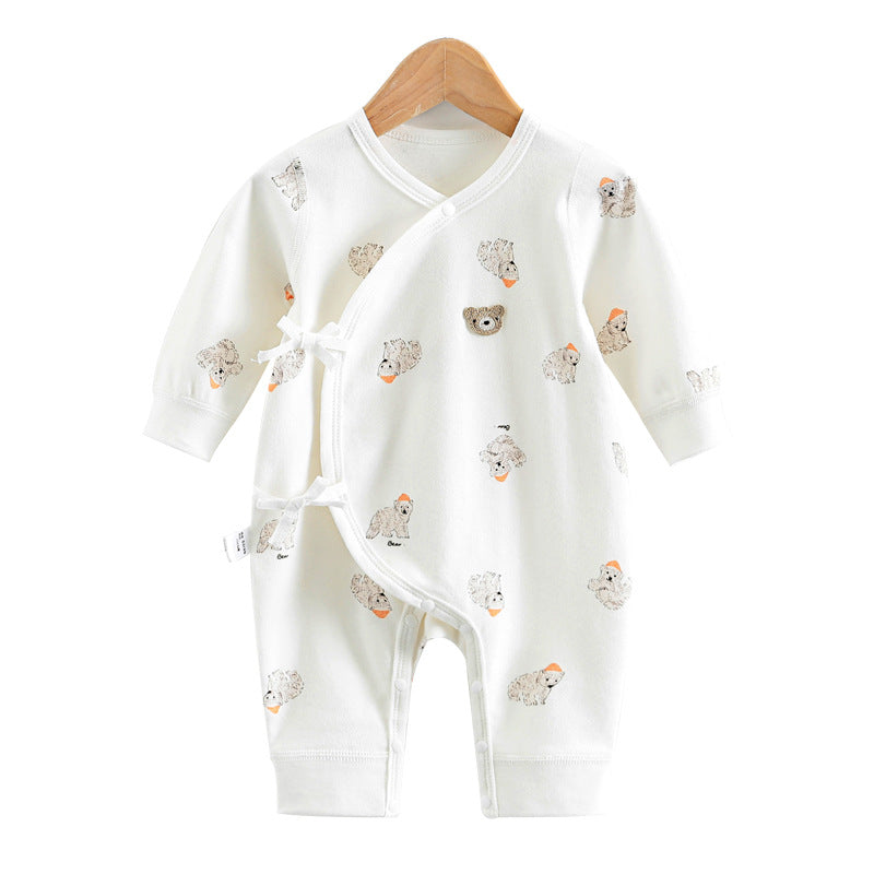 Spring And Autumn Seasons Newborn Cotton Clothes Onesie