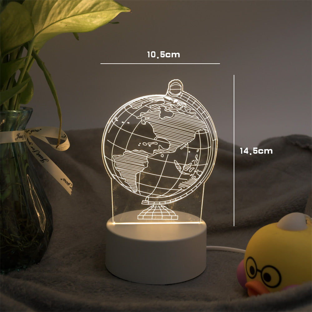 Creative small table lamp bedroom dormitory birthday gift