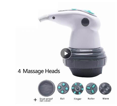 New Design Electric Noiseless Vibration Full Body Massager Slimming Kneading Massage Roller for Waist Losing Weight