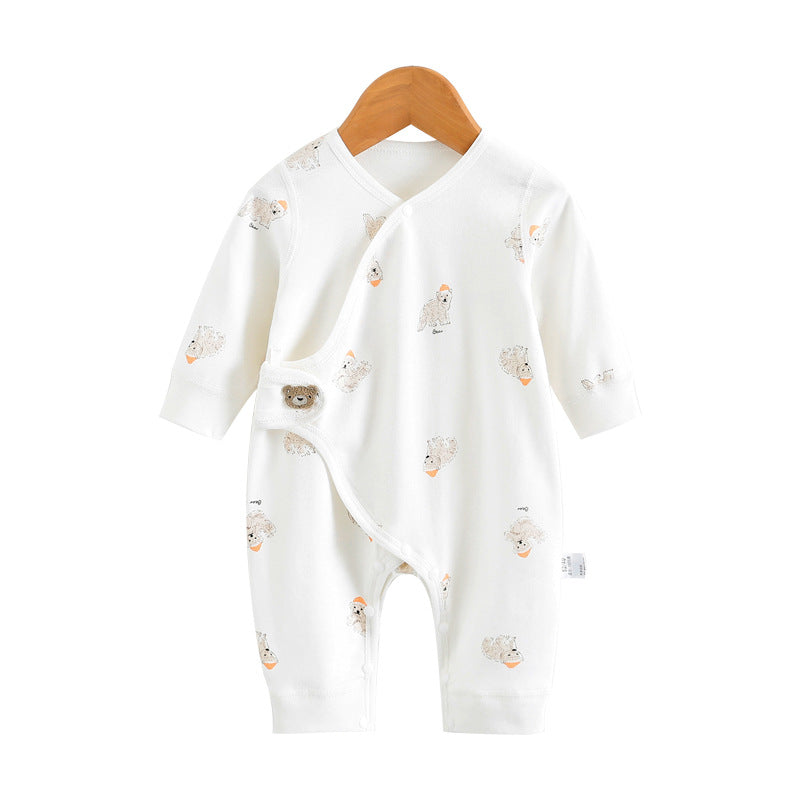 Spring And Autumn Seasons Newborn Cotton Clothes Onesie