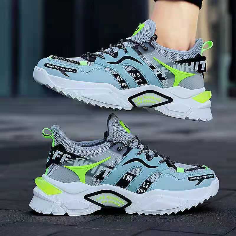 Fashion Lace-up Sneaker For Men Cool Running Walking Sport Shoes