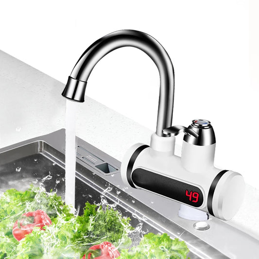 Kitchen Electric Water Tap Water Heater Temperature Display Cold Heating Faucet Hot Water Faucet Heater