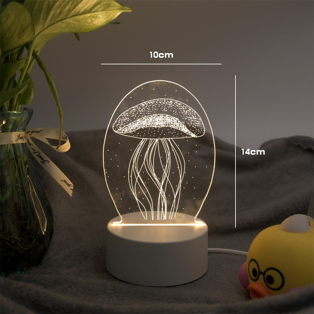 Creative small table lamp bedroom dormitory birthday gift