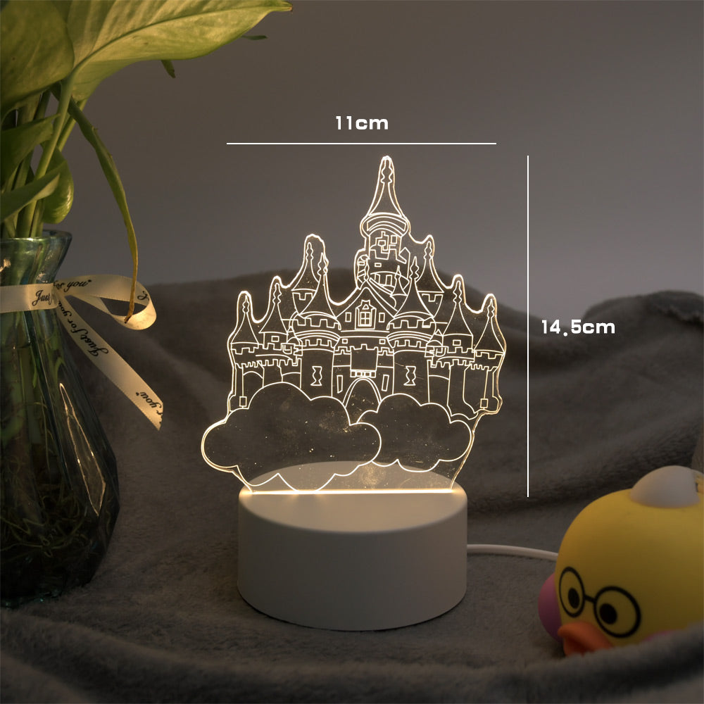 Creative small table lamp bedroom dormitory birthday gift