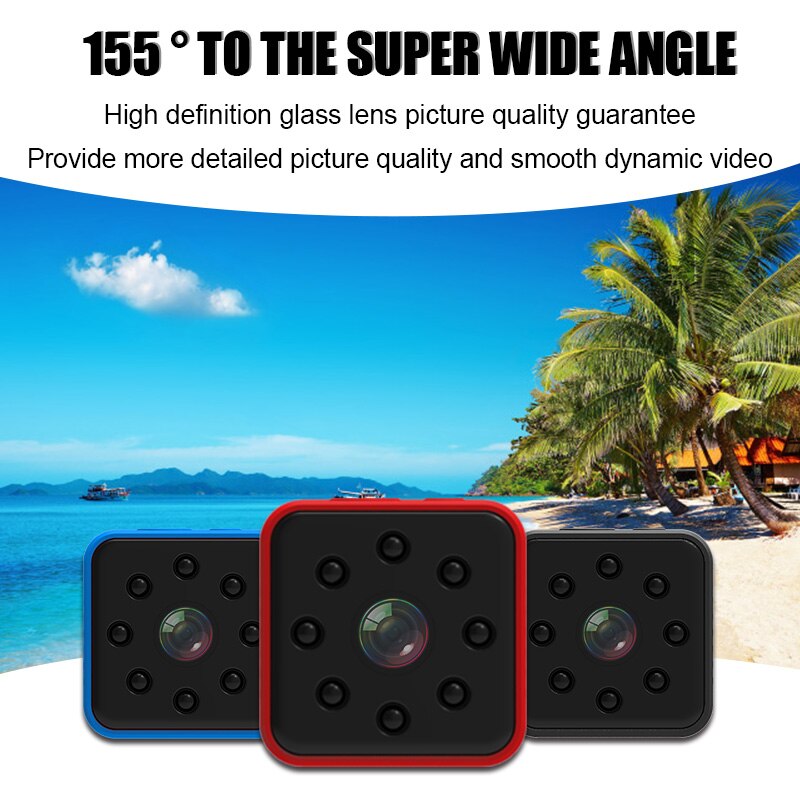 Original Camara Mini Camera HD 1080P Night Vision Video Recorder Hidden TF Card