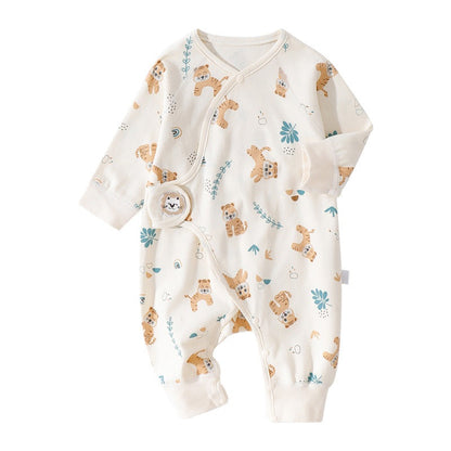 Spring And Autumn Seasons Newborn Cotton Clothes Onesie