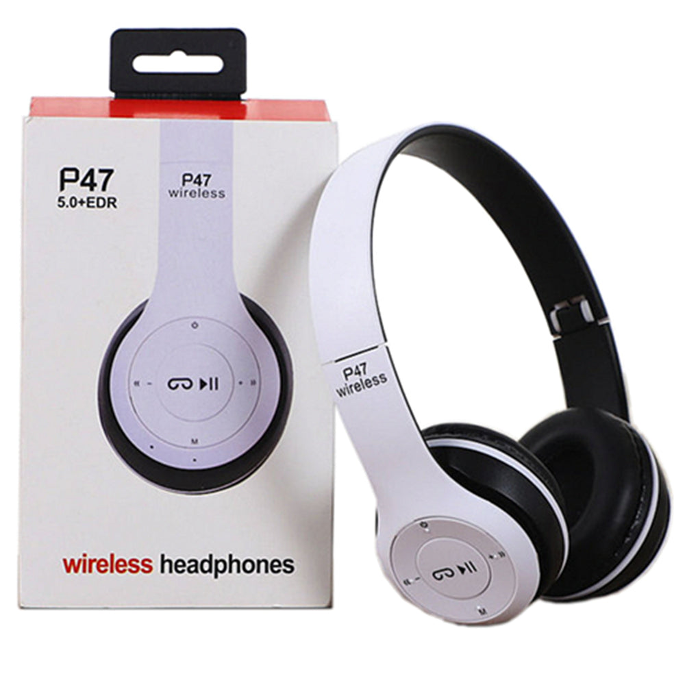 Headphones wireless blue tooth P47 earphone Foldable headset for mobile phone or computer audifonos AUX line TF card