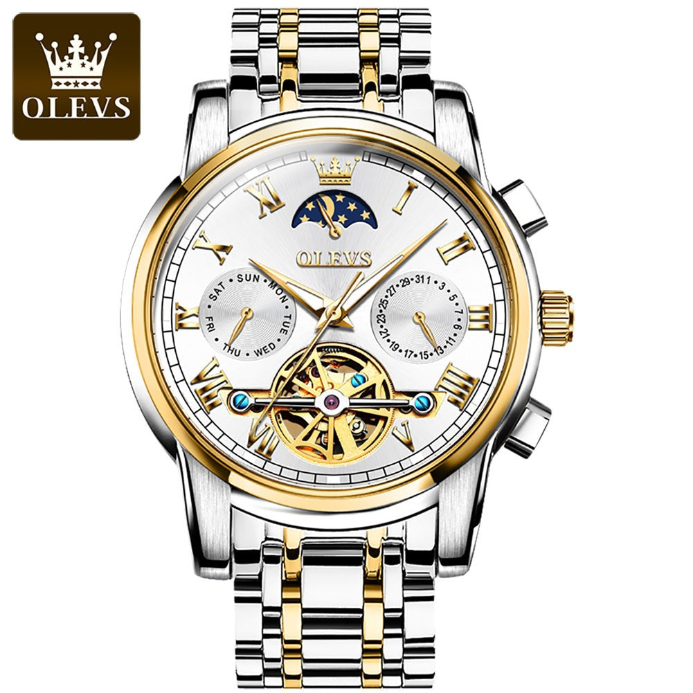 Men Hand Watch OLEVS 6617 Automatic Mechanical Montre