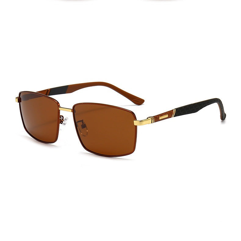 Sunbest Eyewear 2927 High Quality Vintage Classic Rectangle Metal Frame Polarized Men Driving Sunglasses