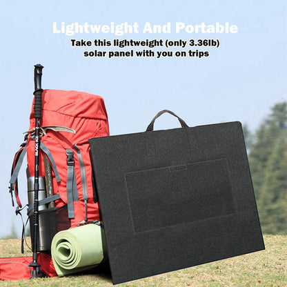 High Quality Foldable 100W 5V 18V Portable Solar Panel Kit for Outdoor Camping