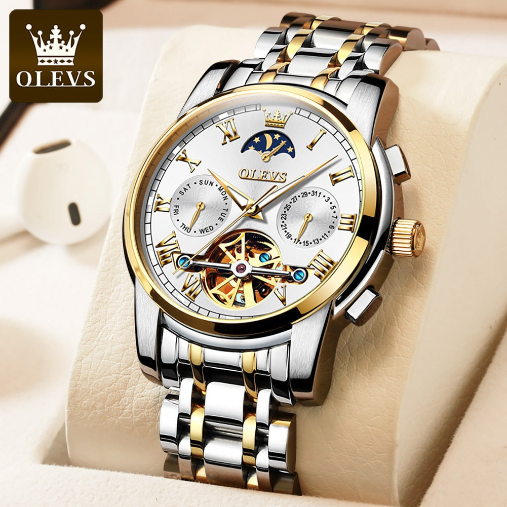 Men Hand Watch OLEVS 6617 Automatic Mechanical Montre