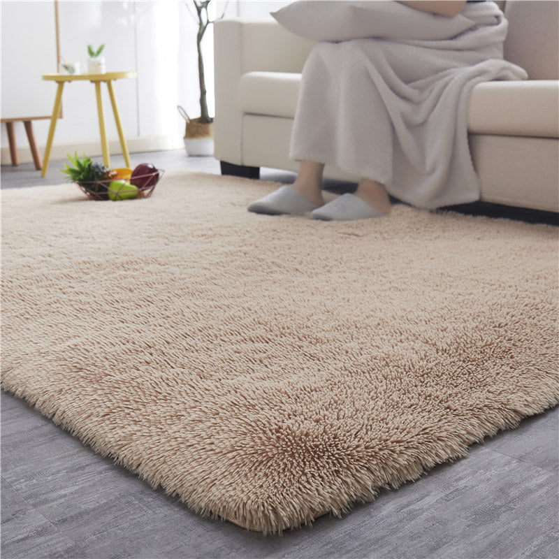 Modern luxury home decor fluffy shaggy rugs area carpet for living room