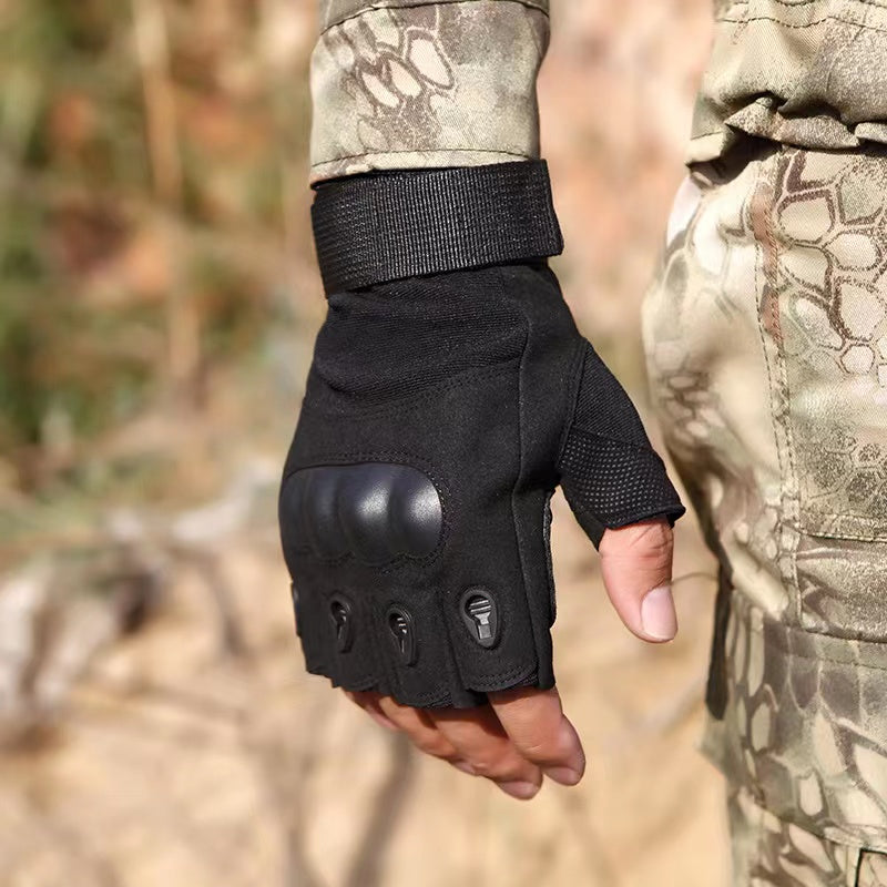 Tactical glove Half Finger full finger anti cutting joint protection security outdoor fan special forces training and