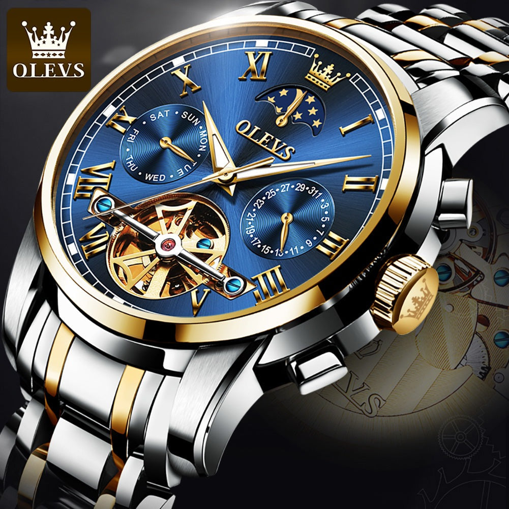 Men Hand Watch OLEVS 6617 Automatic Mechanical Montre