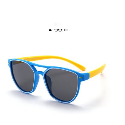 Brand Designer Fashionable Children Eyewear Boys and Girls Sun Shades Kids Sunglasses S8172