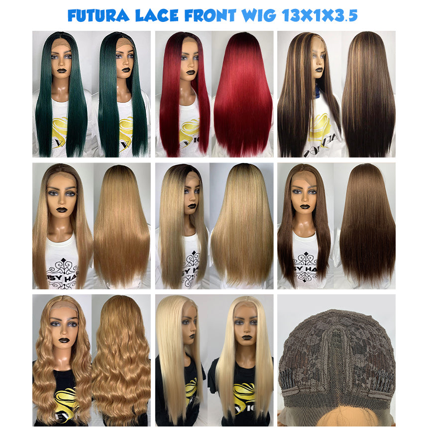 high quality bob afro futura heat resistant long synthetic curly lace front wig hair wigs wholesale prices with highlights