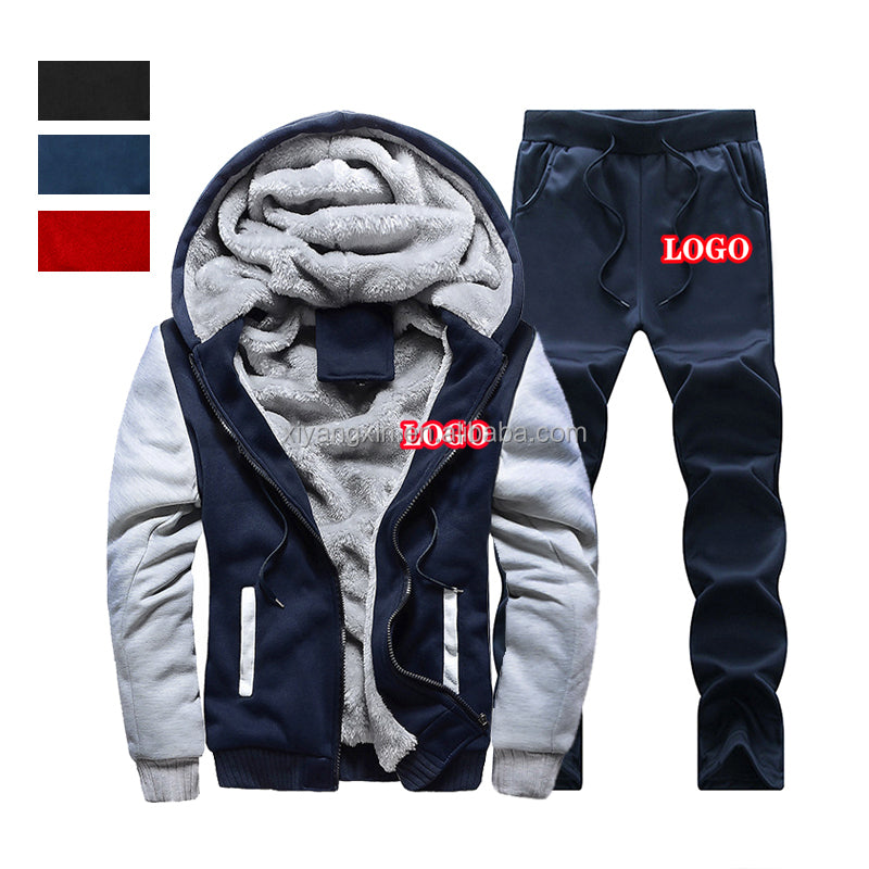 Jogger sets 2021 Jogging sweatsuit Tracksuit Training wear Sweat suits Plus size Men's jackets Coats Clothing Custom hoodies