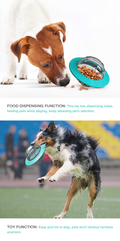 Hot Pet Supplies Dog interactive IQ training food leaky toys slow feeder UFO dog slow-eating toys for medium dogs slow feeder