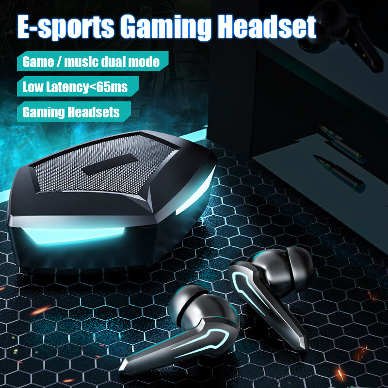 Game Music Dual Mode P30 Mobile Wireless Headset Touch Control Gaming Headphones Fast Flash Charging Wireless Gaming Headset