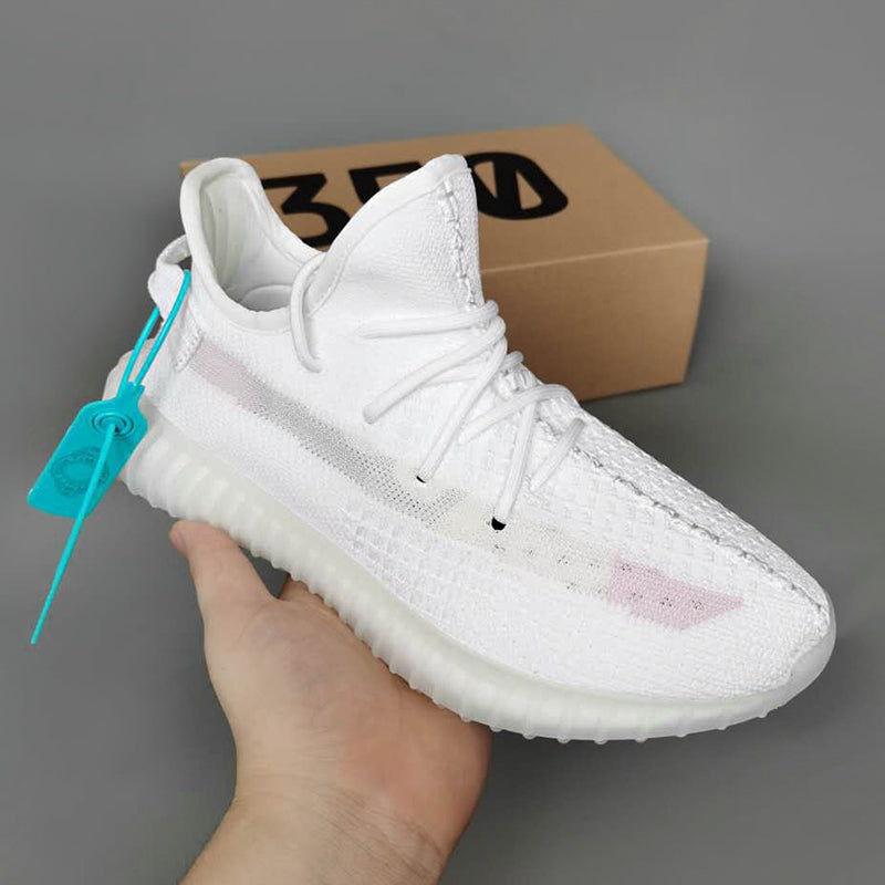 Original Yeezy 350 Putian Brand Logo Sneakers Men Women Breathable Jogging Shock Absorption Casual Running Tennis Shoes