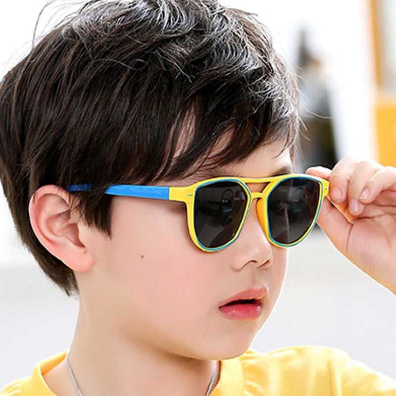 Brand Designer Fashionable Children Eyewear Boys and Girls Sun Shades Kids Sunglasses S8172
