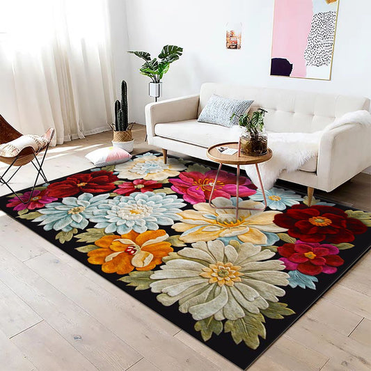 wholesale flower design living room carpet hot selling carpet party carpet markers rug