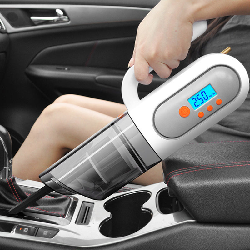 Portable Automatic Car Vacuum Cleaner HandHeld Car Electric Air Pumps Cycle Pumps Air Pump Tyre Inflators 4 in 1 Car Use