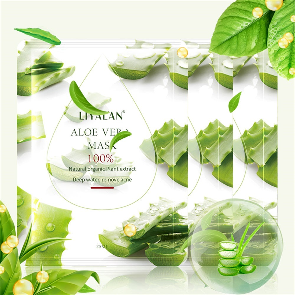 Beauty Mascarillasl Facial Skin Oil Control Whitening Face Skin Care Sheet Mask 7PCS Natural Plant Fruit Facial Mask