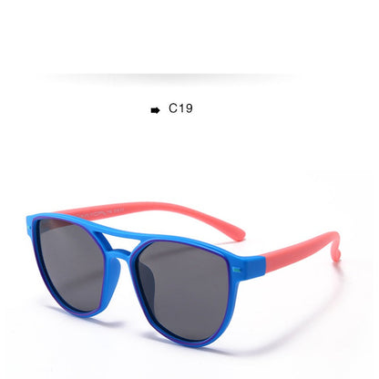 Brand Designer Fashionable Children Eyewear Boys and Girls Sun Shades Kids Sunglasses S8172