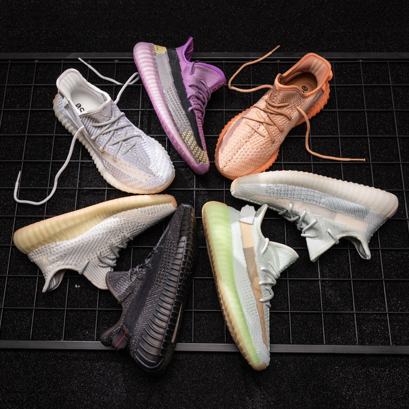 Original Yeezy 350 Putian Brand Logo Sneakers Men Women Breathable Jogging Shock Absorption Casual Running Tennis Shoes