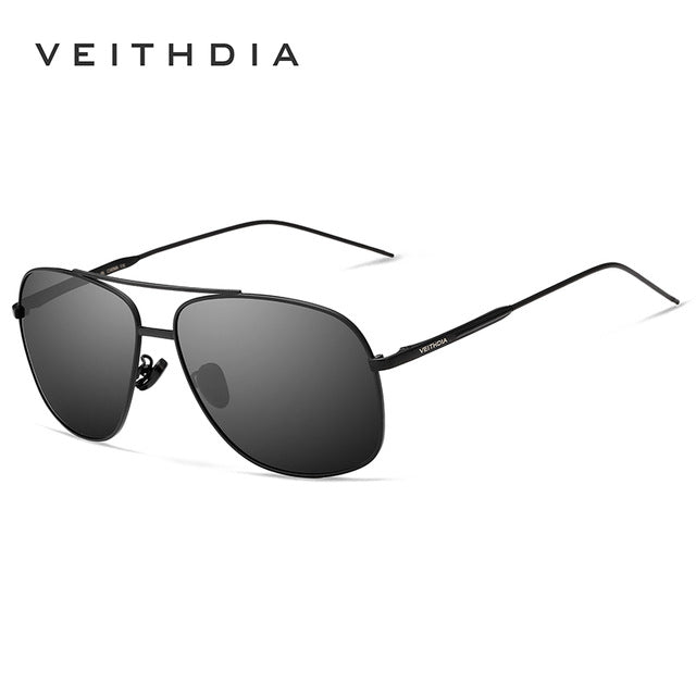 VEITHDIA Brand Vintage Sunglasses Men Square Polarized Sunglasses Eyewear Accessories Male Sun Glasses For Men 2495