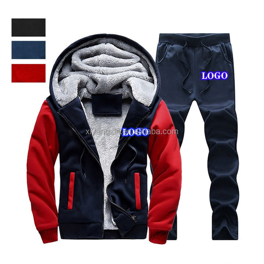 Jogger sets 2021 Jogging sweatsuit Tracksuit Training wear Sweat suits Plus size Men's jackets Coats Clothing Custom hoodies