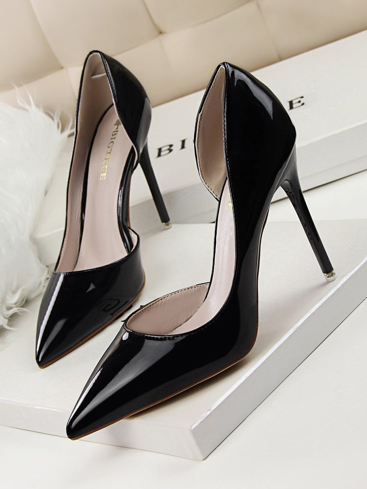 Dropshipping high heel stiletto d'orsay pumps fashion daily wear dress shoes pointed toes pumps heel shoes