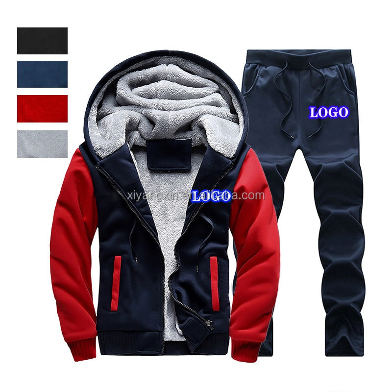 Jogger sets 2021 Jogging sweatsuit Tracksuit Training wear Sweat suits Plus size Men's jackets Coats Clothing Custom hoodies