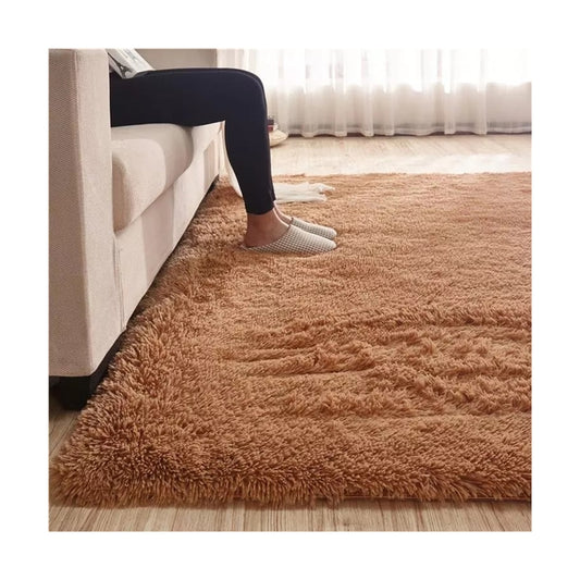 Hot sell luxury bedroom tapetes shaggy rug plush carpet for home decorative