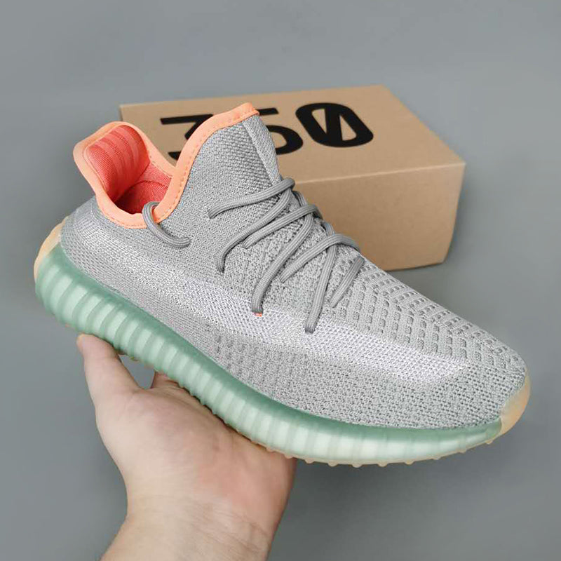 Original Yeezy 350 Putian Brand Logo Sneakers Men Women Breathable Jogging Shock Absorption Casual Running Tennis Shoes