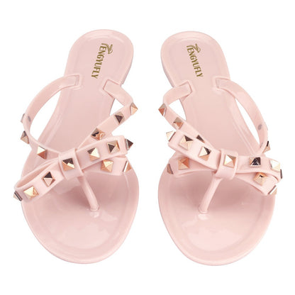 Indoor and outdoor wear flat beach women flip flop sandals